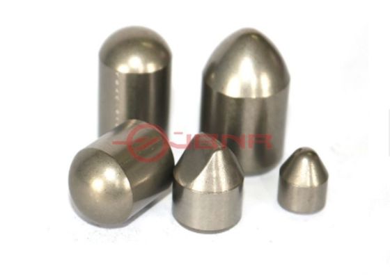 Cina Tungsten Carbide Head Ball D16xH40, Tungsten Carbide Studs Pin Untuk Iron Ore / Cement Crushing pemasok